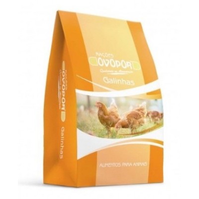 OVOPOR 123 RAÇÃO GALINHAS POEDEIRAS ATÉ 40 SEMANAS  FARINHA - 25KG
