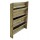 FLOREIRA VERTICAL EM MADEIRA  15X80X120CM