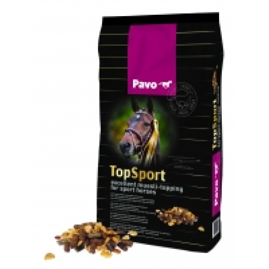 PAVO RAÇAO CAVALOS TOPSPORT - SACO 15KG
