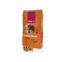 PAVO RAÇAO CAVALOS SLOBBERMASH - SACO 15KG