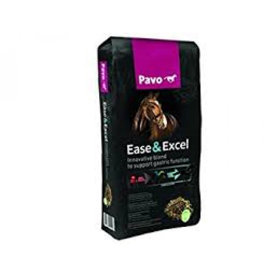 PAVO RAÇAO CAVALOS EASE&EXCEL - SACO 15KG