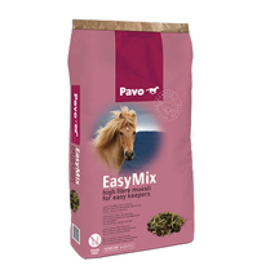 PAVO RAÇAO CAVALOS EASYMIX MUESLI - SACO 15KG