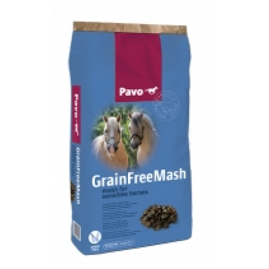 PAVO RAÇAO CAVALOS GRAINFREEMASH - SACO 15KG