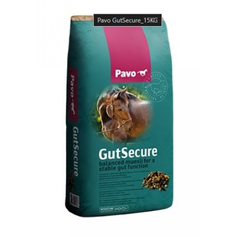 PAVO RAÇAO CAVALOS GUTSECURE -  SC 15 KILOS