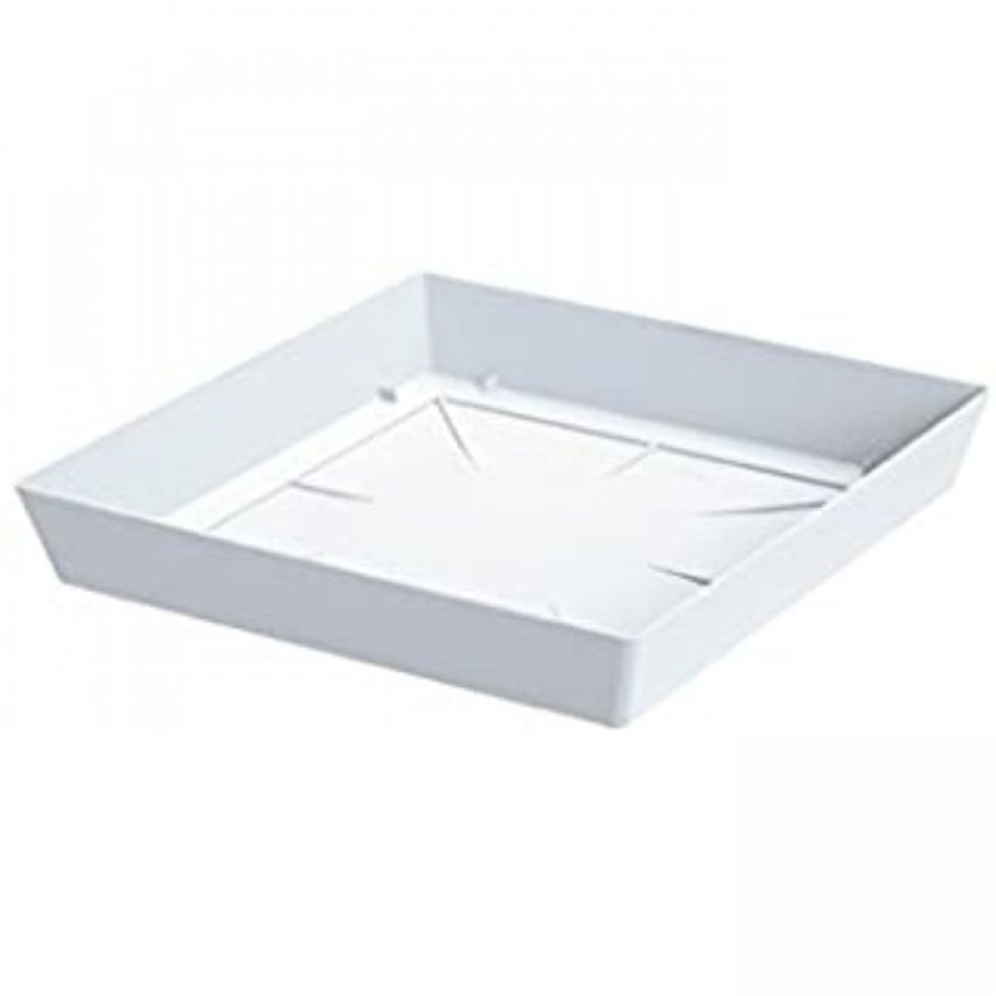 PRATO P/VASO LOFLY SQUARE BRANCO -165MM