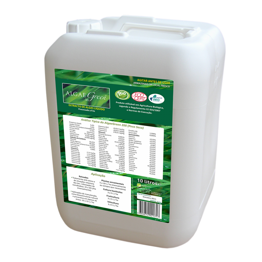 BOSKBEST ALGAEGROW  FERTILIZANTE ORGANICO- 10LT