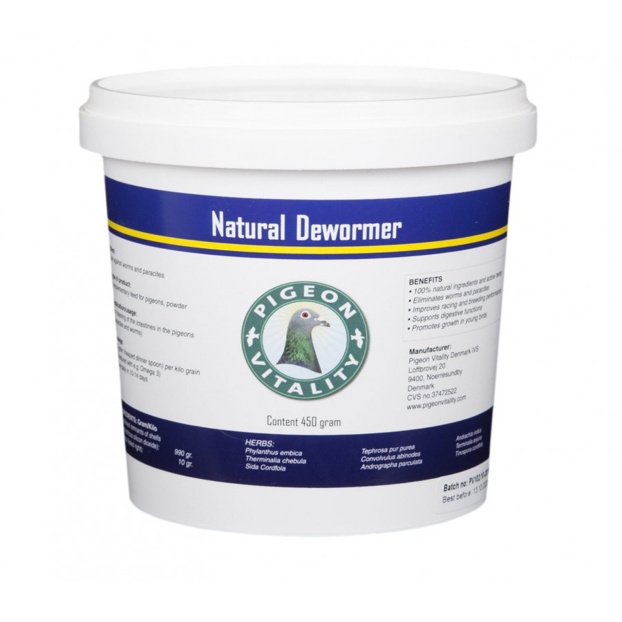PIGEON NATURAL DEWORMER   - 450 GRAMAS