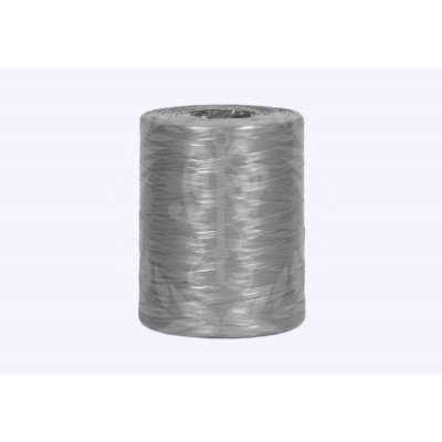 FIO DE RAFIA ESPALMADA CINZA - 1KG