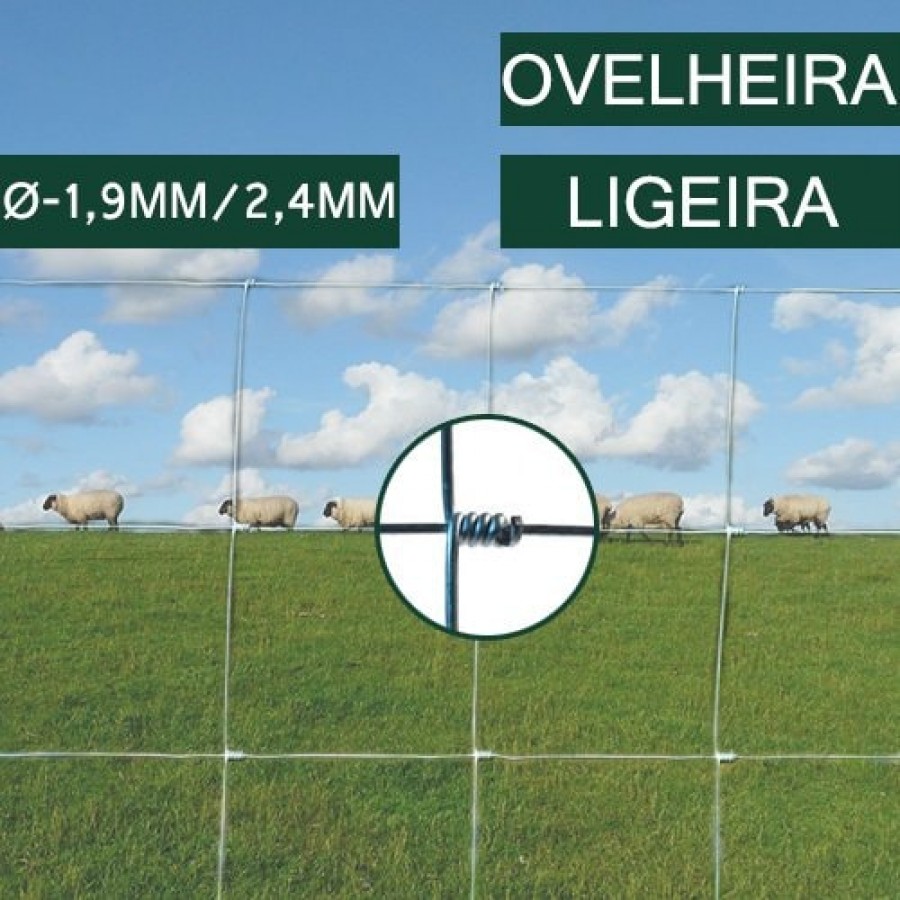 REDE OVELHEIRA 140/11/15 LIGEIRA 140CM DE ALTURA - 100MT REDE OVELHEIRA 140/11/15 LIGEIRA 140CM DE ALTURA - 100MT