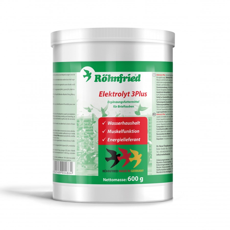 ROHNFRIED ELEKTROLYT 3 PLUS 600 GR ROHNFRIED ELEKTROLYT 3 PLUS 600 GR