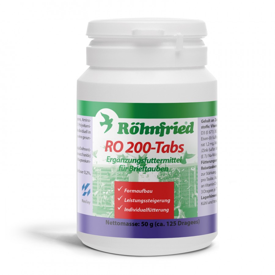 ROHNFRIED RO 200-TABS 125 ROHNFRIED RO 200-TABS 125