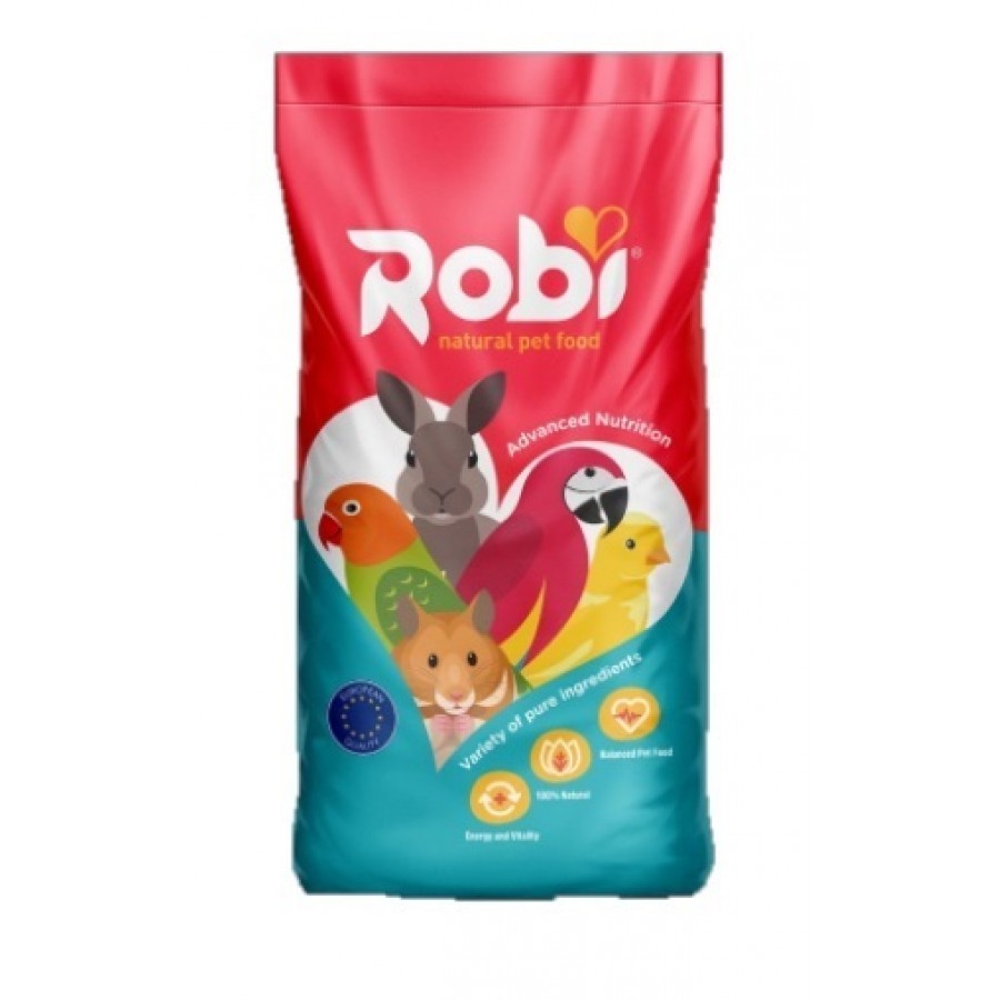 ROBI MISTURA AGAPORNIS / CATURRAS - 20 KG ROBI MISTURA AGAPORNIS / CATURRAS - 20 KG