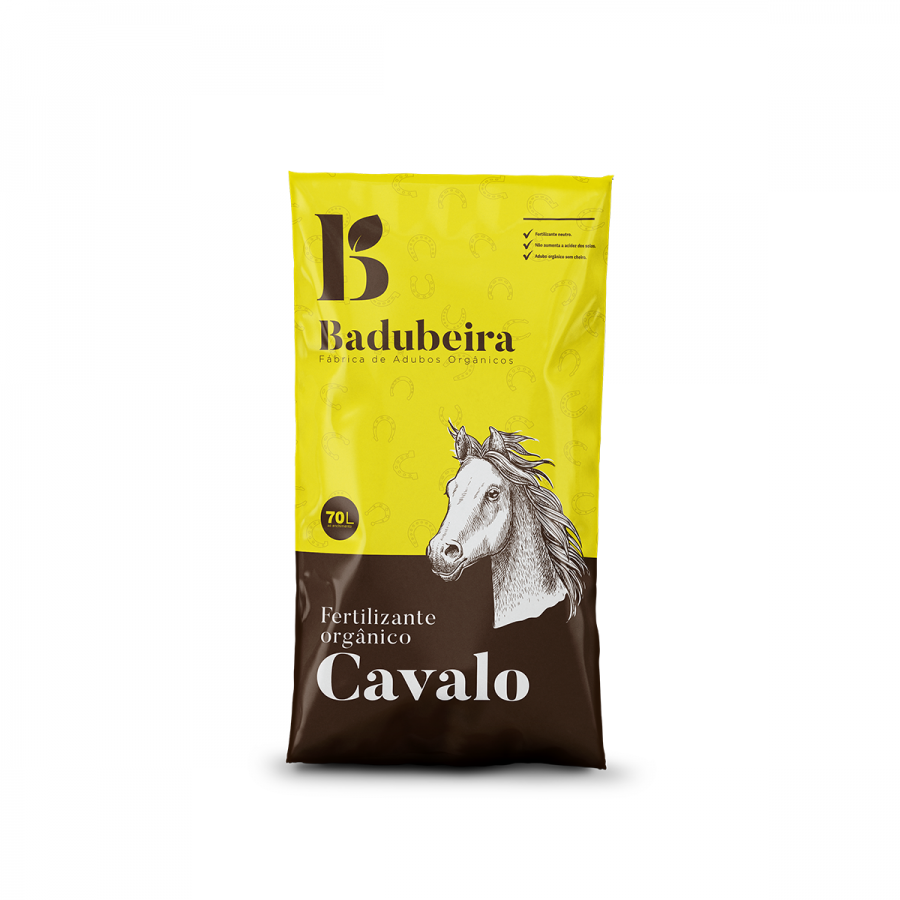 ADUBO ORGANICO -COMPOSTO CAVALO POLVEROLENTO  - SC 70LT