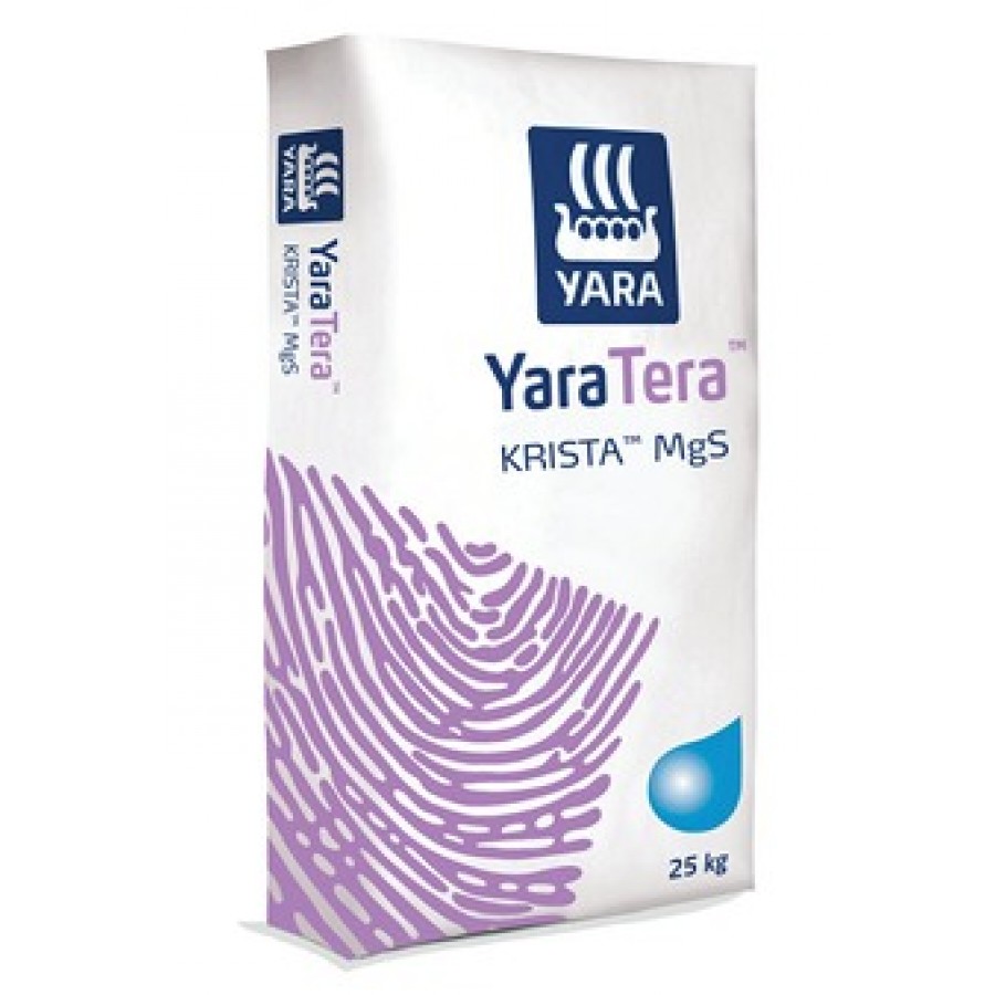 ADUBO YARA KRISTA MgS SULFATO MAGNESIO- SC 25 KG ADUBO YARA KRISTA MgS SULFATO MAGNESIO- SC 25 KG