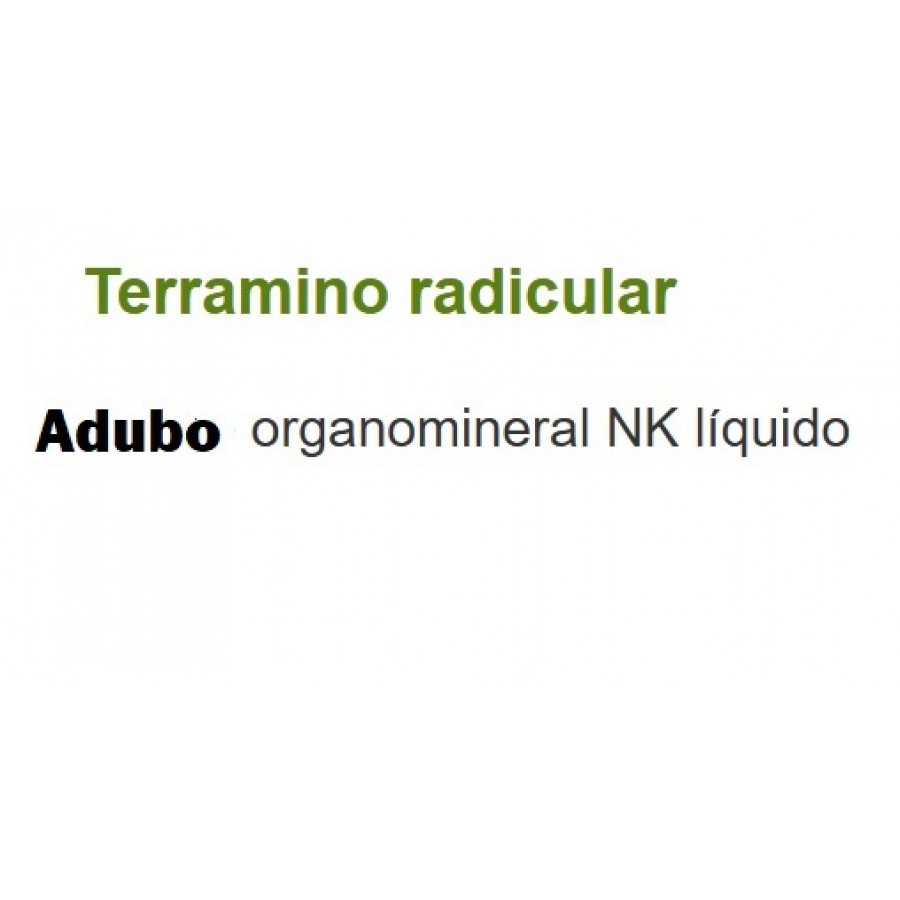 ADUBO TERRAMINO RADICULAR 32%MO+5%N+2%K+TE+a.a -20 LT ADUBO TERRAMINO RADICULAR 32%MO+5%N+2%K+TE+a.a -20 LT
