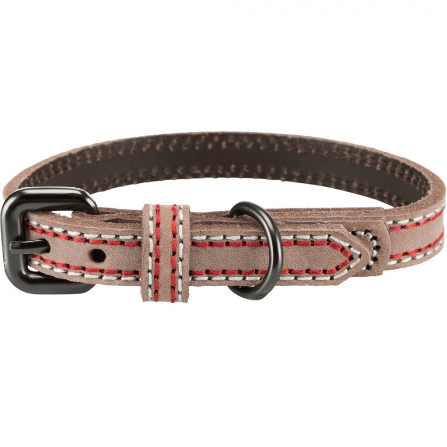 TRIXIE COLEIRA NATIVE EM COURO 39 / 47 CM -  M L