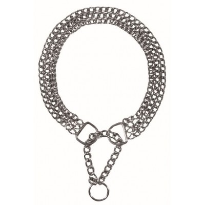 TRIXIE ESTRANGULADOR TRIPLO METAL 45 CM