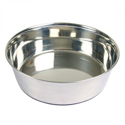 TRIXIE COMEDOURO INOX BASE BORRACHA 2.5 LT