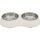 TRIXIE COMEDOURO DUPLO EM PLASTICO 2X0.2 LT - 11 CM
