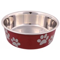 TRIXIE GAMELA INOX REVESTIDA A PLÁSTICO 0.4LT /ø14CM TRIXIE GAMELA INOX REVESTIDA A PLÁSTICO 0.4LT /ø14CM