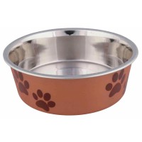TRIXIE GAMELA INOX REVESTIDA A PLÁSTICO 0.4LT /ø14CM TRIXIE GAMELA INOX REVESTIDA A PLÁSTICO 0.4LT /ø14CM