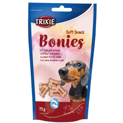 TRIXIE BONIES LIGHT SNACKS C/CORNE VACA E PERU - 75 GR
