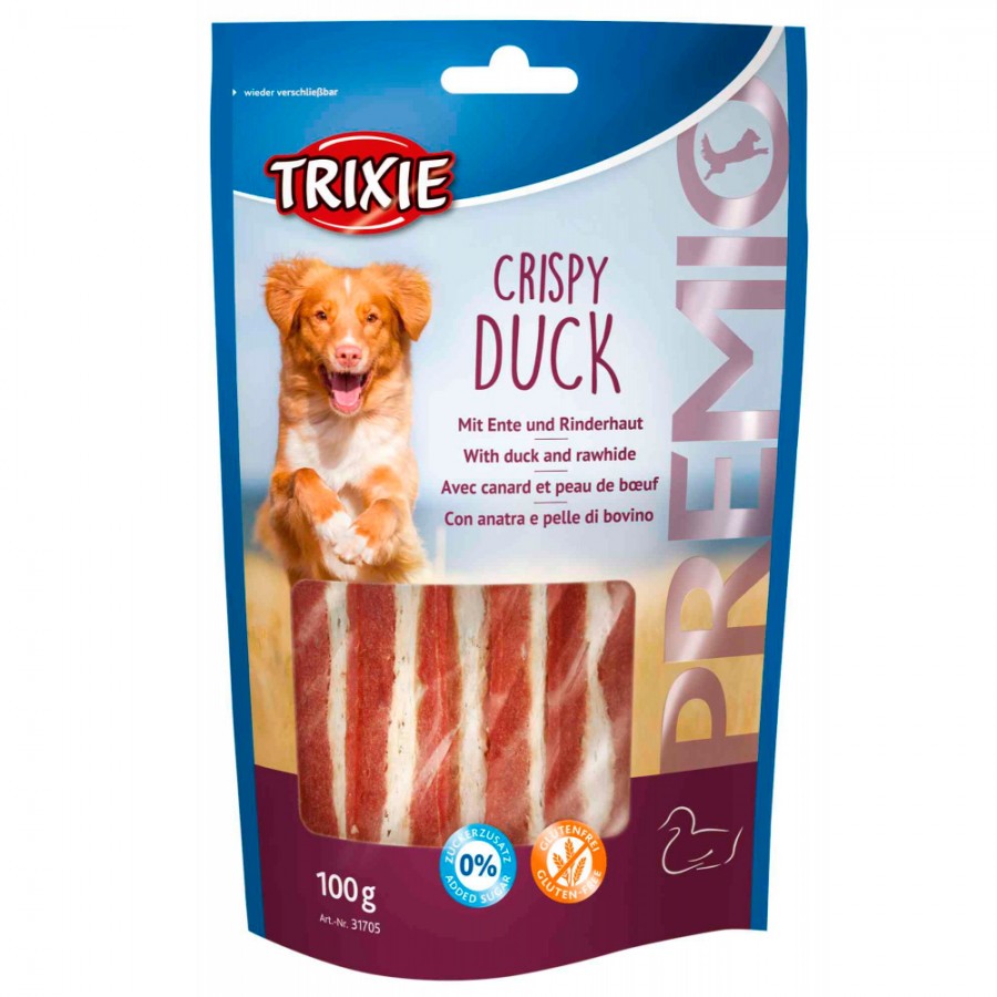 TRIXIE PREMIO DUCK CRISPY  - 80 GR