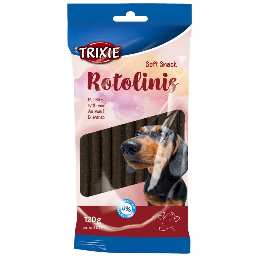 TRIXIE ROTOLINIS - STICKS C/ CARNE 120 GR (12 unid.)