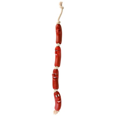 TRIXIE SALSICHAS C/CORDA P/CAES - 75 CM