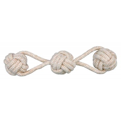 TRIXIE DENTAFUN - CORDA ENTRELAÇADA C/ BOLAS 37 CM