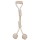 TRIXIE DENTAFUN - CORDA ENTRELAÇADA C/ BOLAS E PEGA - 54 CM