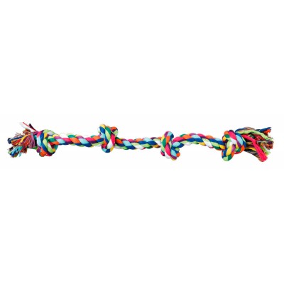TRIXIE CORDA MULTICOLORIDA C/ 4 NÓS - 54 CM