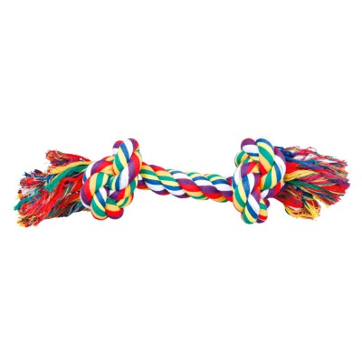 TRIXIE CORDA MULTICOLORIDA C/ 2 NOS - 40 CM