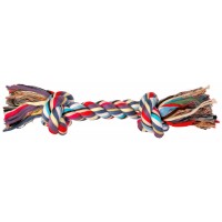 TRIXIE CORDA MULTICOLORIDA C/ 2 NOS - 40 CM