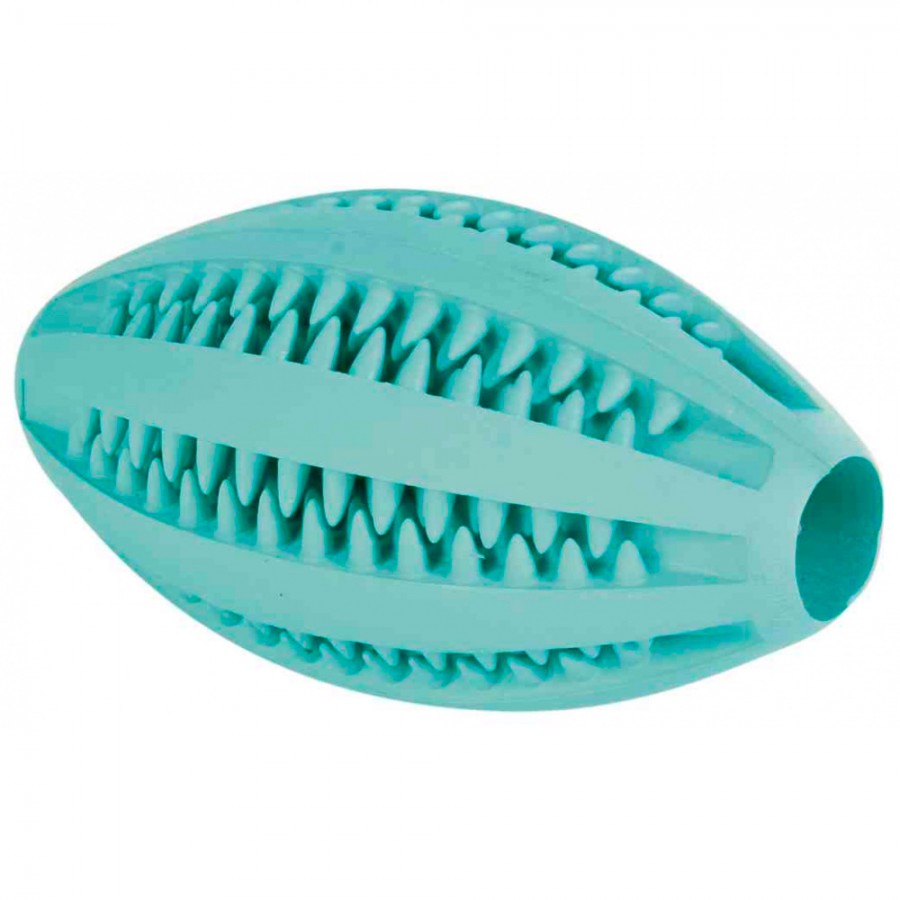 TRIXIE DENTAFUN BORRACHA - BOLA RUGBY C/ MENTA 11 CM