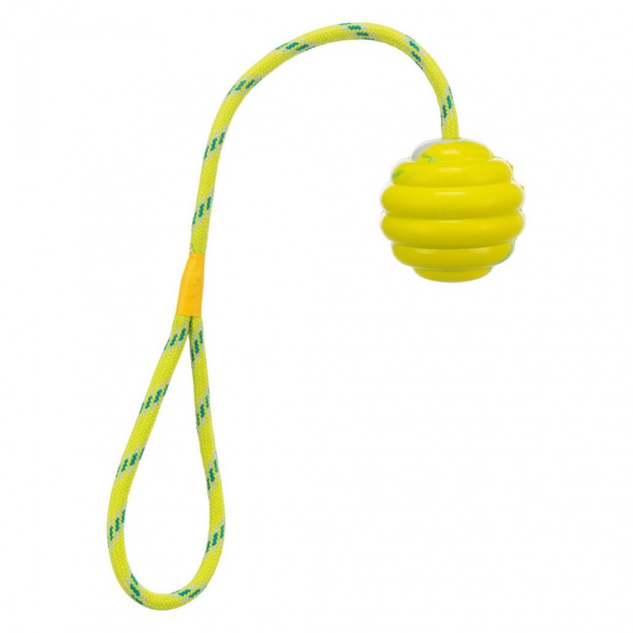 TRIXIE BOLA ONDULADA VERDE C/CORDA 6 CM TRIXIE BOLA ONDULADA VERDE C/CORDA 6 CM