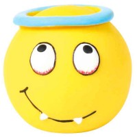 TRIXIE BOLA SMILEYS EM LATEX  6 CM