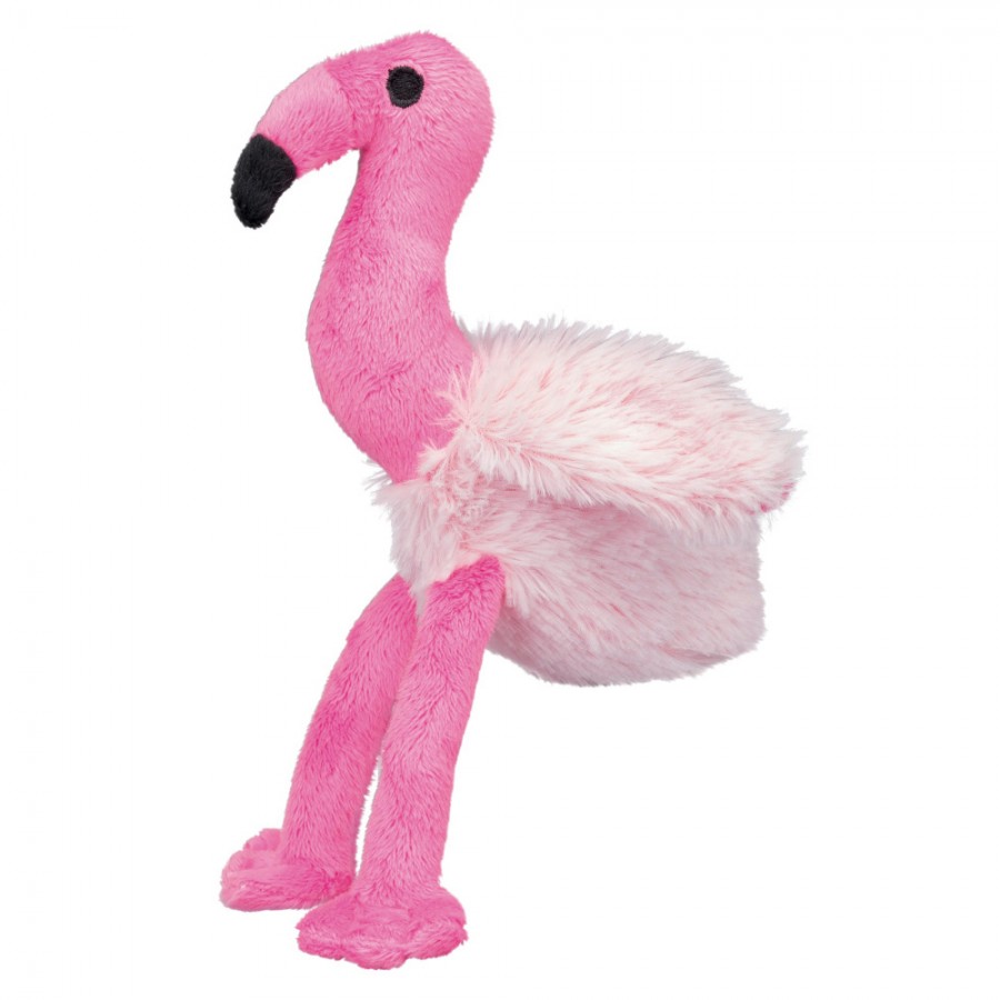 TRIXIE FLAMINGO EM PELÚCIA COM SOM - 35 CM