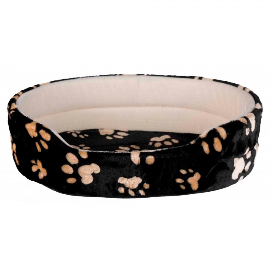 TRIXIE CAMA "CHARLY" (PRETO C/ PATINHAS) 50X43 CM