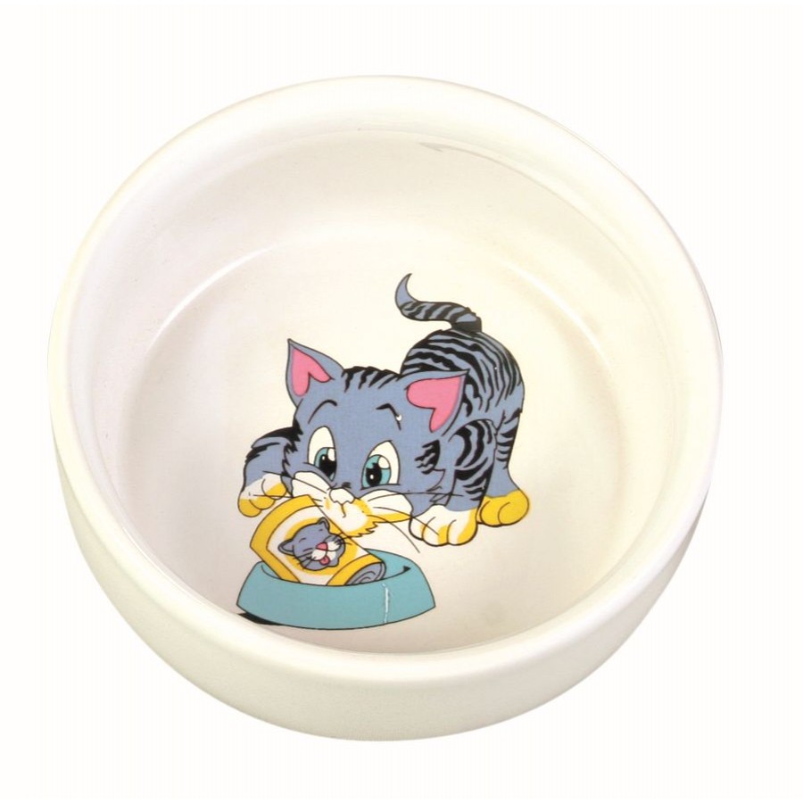 TRIXIE COMEDOURO EM CERAMICA P/GATOS - 300 ML TRIXIE COMEDOURO EM CERAMICA P/GATOS - 300 ML