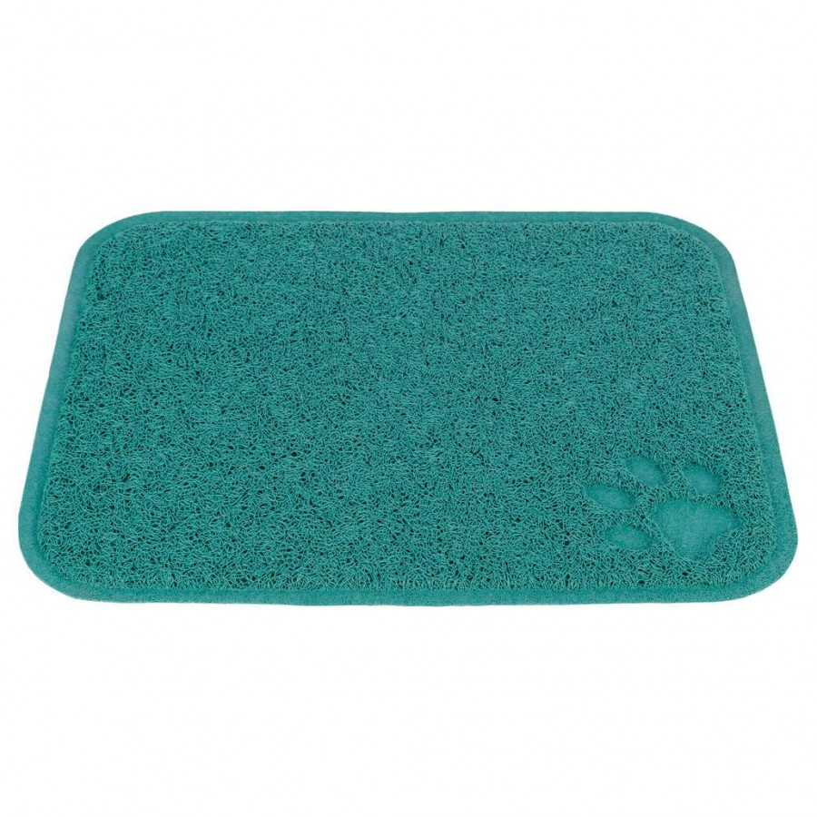 TRIXIE TAPETE EM PVC P/WC DE GATOS 37 X 45 CM - SALVIA TRIXIE TAPETE EM PVC P/WC DE GATOS 37 X 45 CM - SALVIA