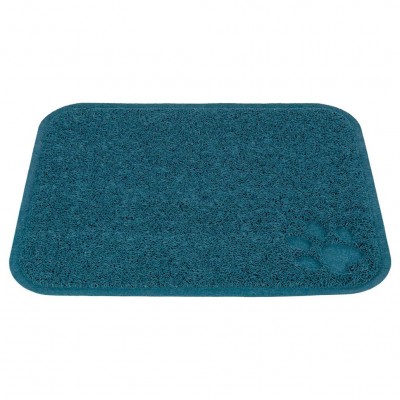 TRIXIE TAPETE EM PVC P/WC DE GATOS 37 X 45 CM - AZUL