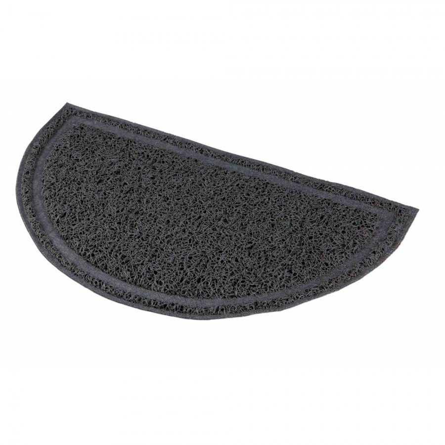 TRIXIE TAPETE SEMI CIRCULAR EM PVC P/WC DE GATOS 41 X 25 CM