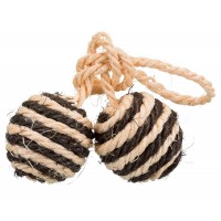 TRIXIE BOLA DUPLA EM SISAL RECHEADO C/CATNIP TRIXIE BOLA DUPLA EM SISAL RECHEADO C/CATNIP