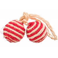 TRIXIE BOLA DUPLA EM SISAL RECHEADO C/CATNIP TRIXIE BOLA DUPLA EM SISAL RECHEADO C/CATNIP