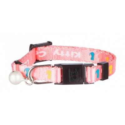 TRIXIE COLEIRA KITTY EM NYLON P/GATINHOS