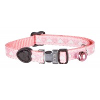 TRIXIE COLEIRA NYLON P/GATOS  "HEARTS"