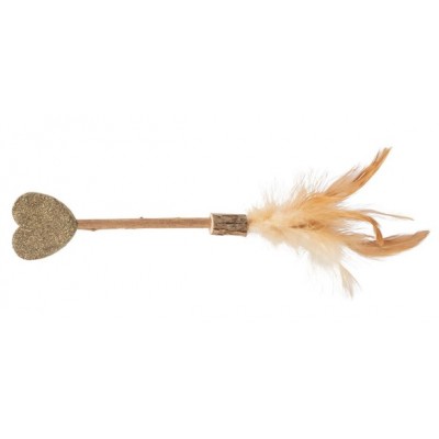 MATATABI - LOLLI COM CORAÇÃO DE CATNIP E PENAS (ESPECIAL S. VALENTIM)