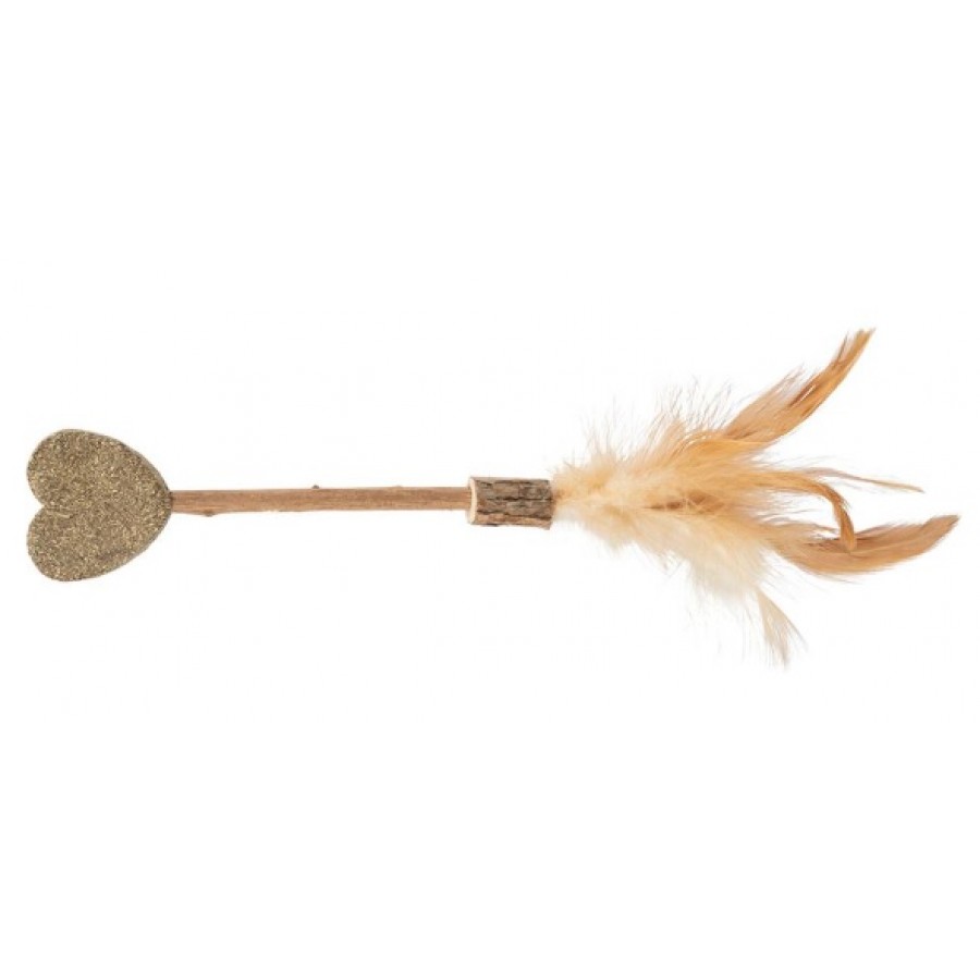MATATABI - LOLLI COM CORAÇÃO DE CATNIP E PENAS (ESPECIAL S. VALENTIM)
