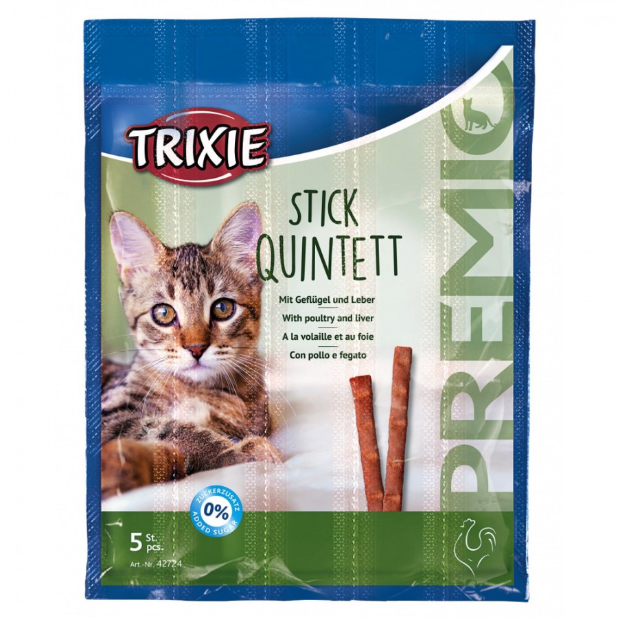 TRIXIE STICK QUINTETT FRANGO E FIGADO - 50 GR TRIXIE STICK QUINTETT FRANGO E FIGADO - 50 GR